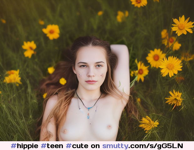 Meadow Girl #hippie #teen #cute #sensual #flowers #girl