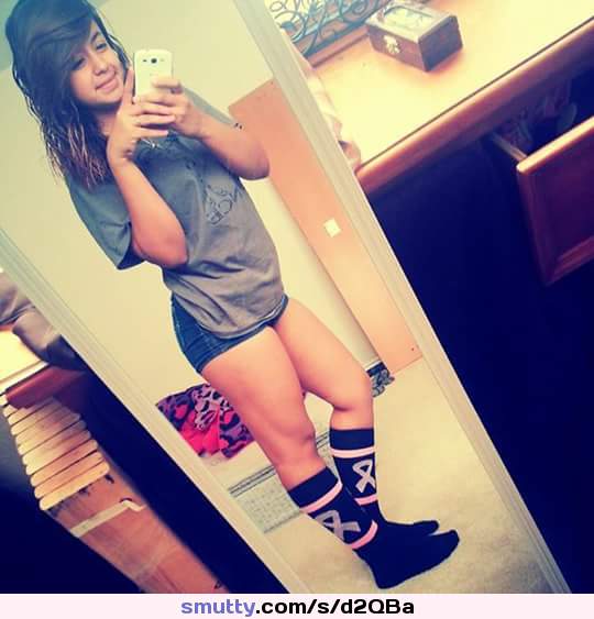 #teen#selfie#facebookslut#legs#hottie#bootyshorts