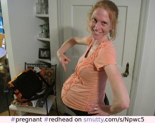 #pregnant
#redhead
#clothed
#belly