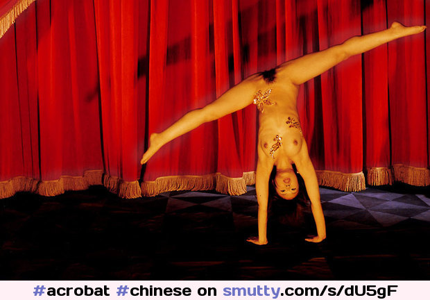 #acrobat #chinese #smalltits #handstand #split #hairypussy