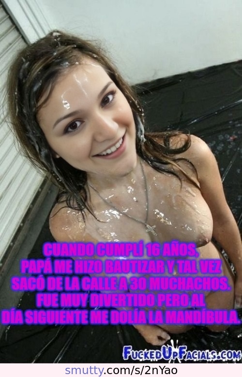 #ValeriaMoncada #slutty #bigtitty #brunette #Spic #cumslave #fuckmeeyes #sexysmile #baptizedincum #30mangangbang #fuckedupfacials #caption