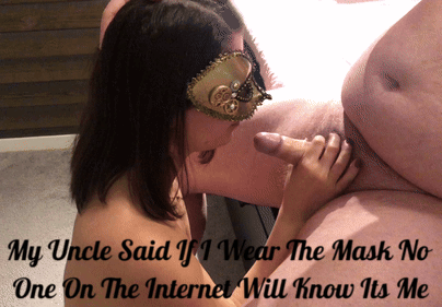 #agegap#caption#incest#uncle#niece#bj#ageplay#fake#blowjob#mask#familybonding#stroking