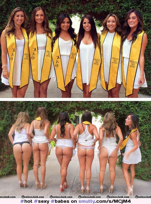 #hot#sexy#babes#clothedunclothed#ass#showingass#college#graduation#friends#teens#collegeteen
