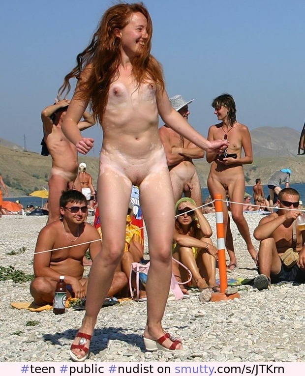 #teen #public #nudist #beach #outdoor