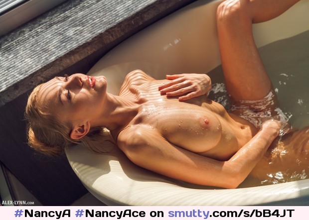 #NancyA #NancyAce #blonde #babe #bath #bigtits