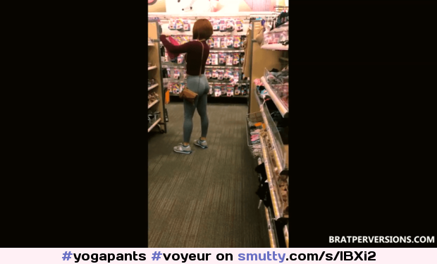 JOI at the mall #yogapants #voyeur