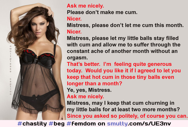 #chastity #beg #femdom #extended