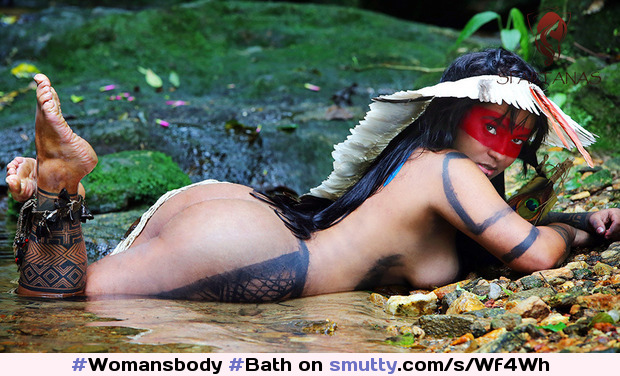 #Womansbody #Bath #Native #Brazilian #Brasil #Brasileira #India