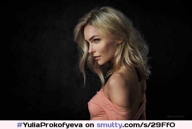 #YuliaProkofyeva by #SeanArcher #blonde #nonnude #beautiful #profile #prettyface #eyes #HairOverEye #alluring #sensual  #sideview #nipple