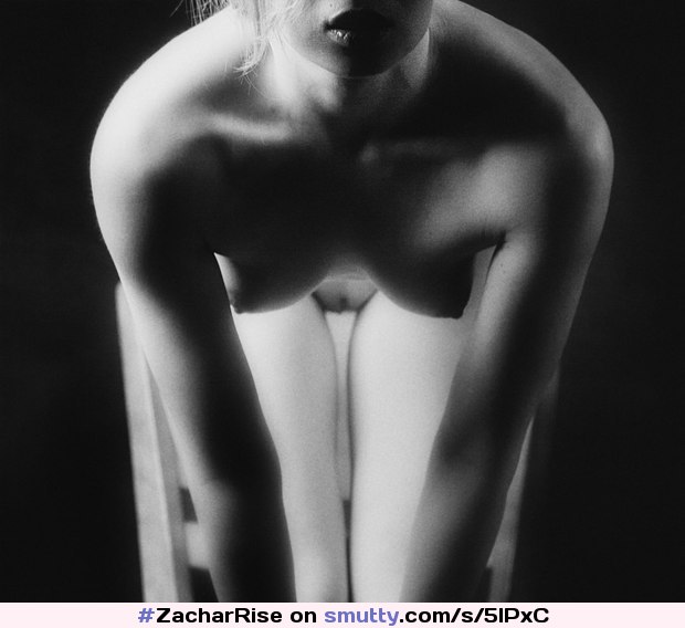 by #ZacharRise #BlackAndWhite #artnude #ArtisticNude #bentforward #bentover #boobs #lips #shaved #erotic #sensual #gap