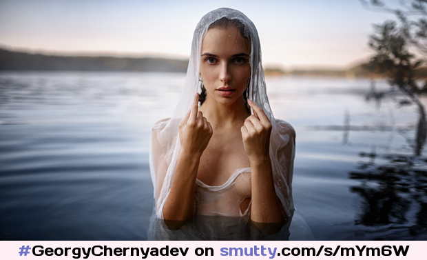 by #GeorgyChernyadev #eyes #prettyface #wet #outside #beautiful #artnude #ArtisticNude #seethrough #sensual #erotic
