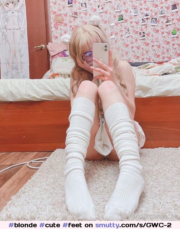 #blonde #cute #feet #kneesocks #legs #miniskirt #nonnude #schoolgirl #selfie #sexy #skirt #socks #teen #teenfeet #uniform #young