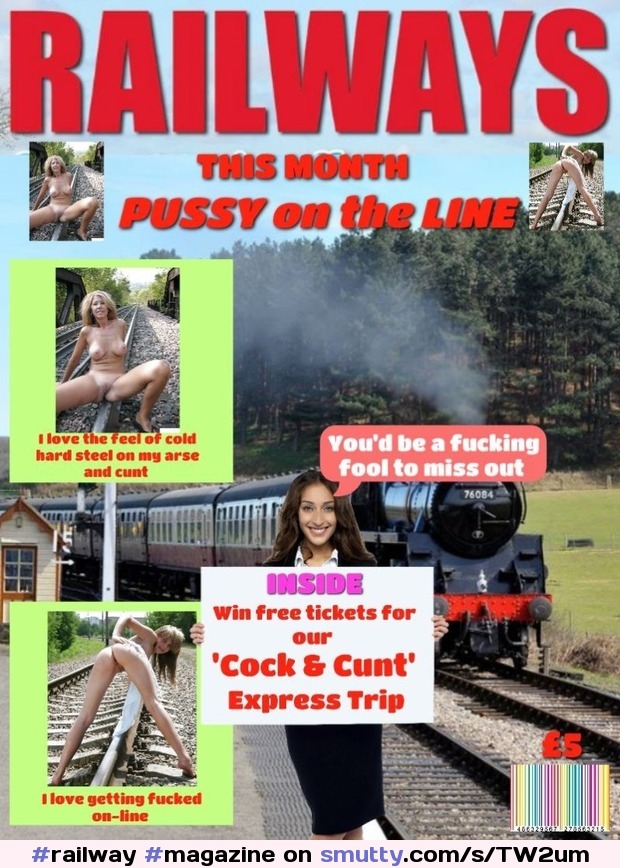 We love the railways... #railway#magazine#pussy