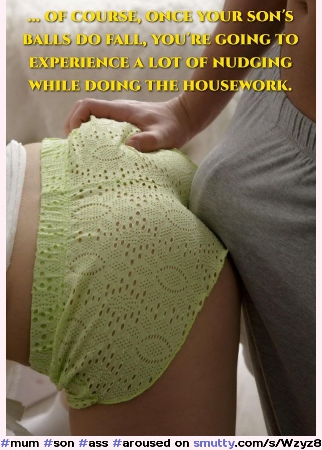 The nudge effect... #mum#son#ass#aroused