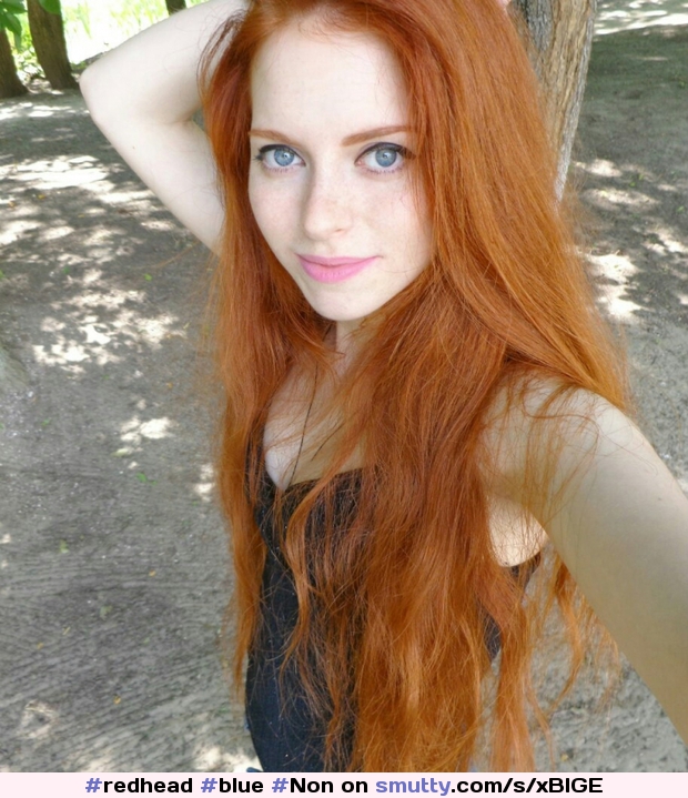 Non Nude, Red Hair, Blue Eyes #redhead #blue eyes #Non Nude | smutty.com
