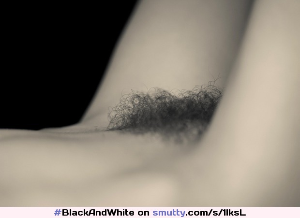 #BlackAndWhite #hairypussy