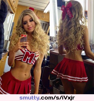 #blonde #cheerleader #hot #naughty  #cheer