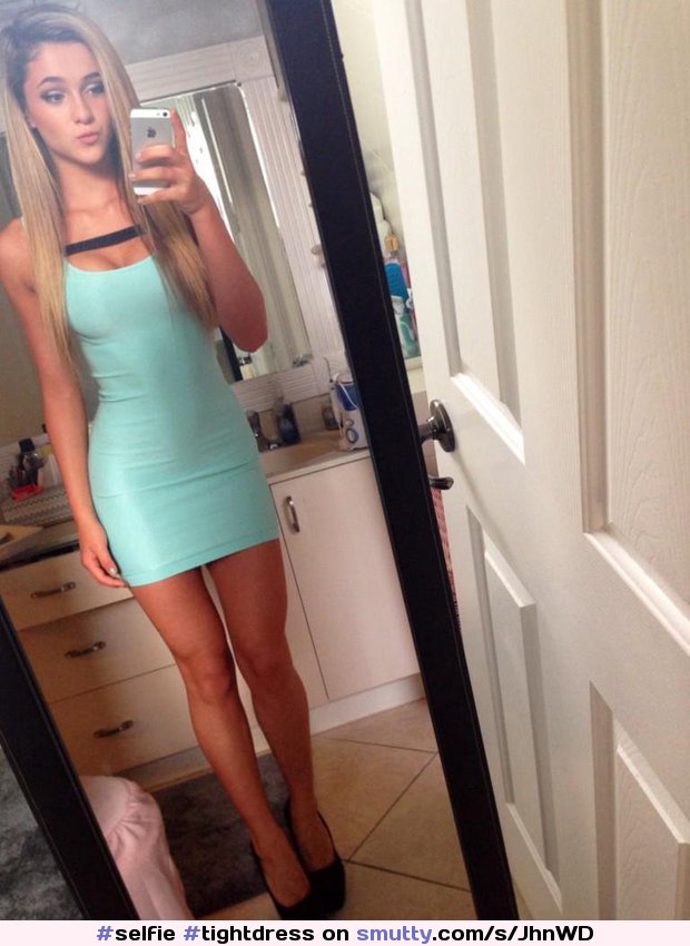 #selfie #tightdress #heels #blonde