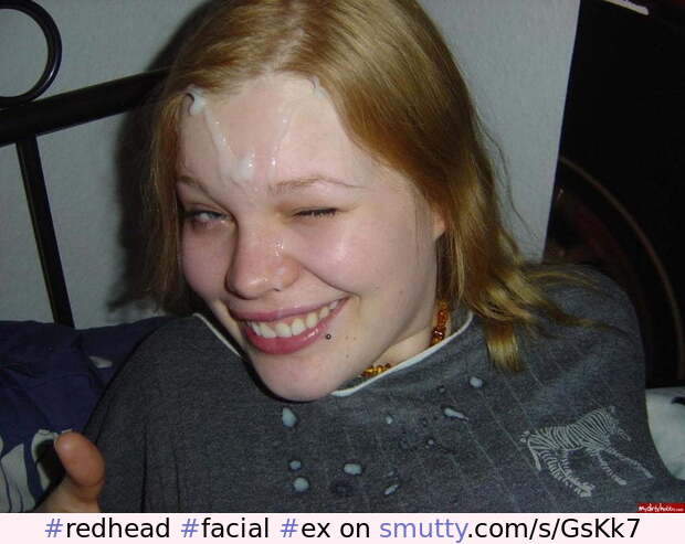 #redhead #facial #ex #girlfriend #whore #cum #cumonface #amateur #thumbsup