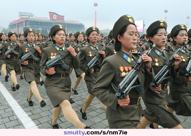 #northkorean #korean #militarygirl #rifle #guns #womeninuniform #lastmanonearth #bodyguard #harem #dreamingofhugewhitecock