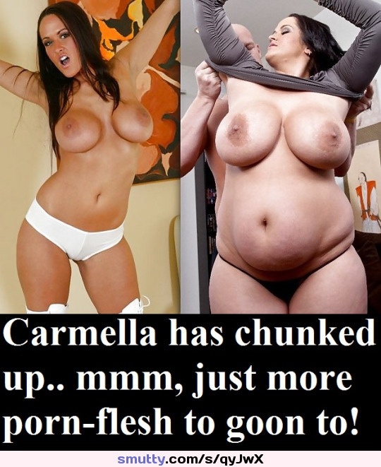#CarmellaBing #bbw #bigfattits #caption #chubby #chunky #chunkyversion #edg...