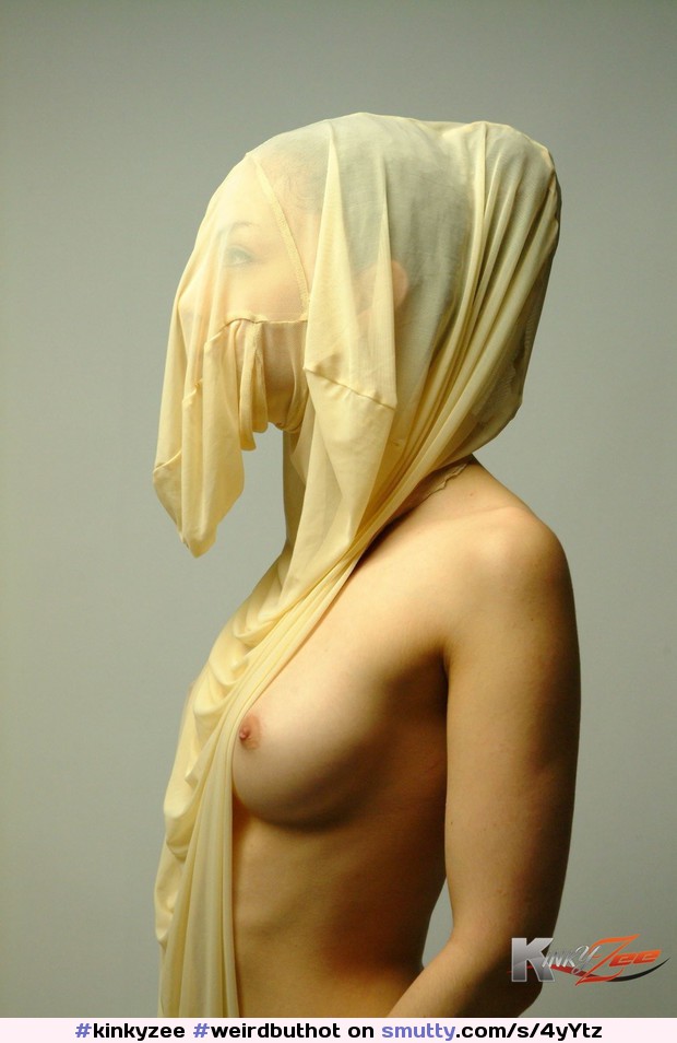 #kinkyzee #weirdbuthot #pantiesonhead #bodybag #bodysuit #nylon #fabric #fetish #beautifultits