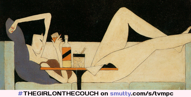 #THEGIRLONTHECOUCH (1930) #Chinesedrawing #Pang_Xunqin | Chinese | 1906-1985  #Beautiful #delicate #delicious #Refined #WorkofArt #CLRBF