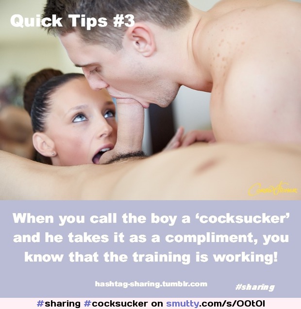 You Love Being Called A Cocksucker

#sharing #cocksucker #blowjob #threesome #training #femdom #caption #cocksucking #quicktip
