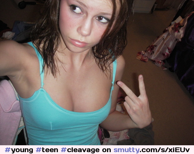 #young #teen #cleavage #selfie #wethair #prettyface #nn #nnteen