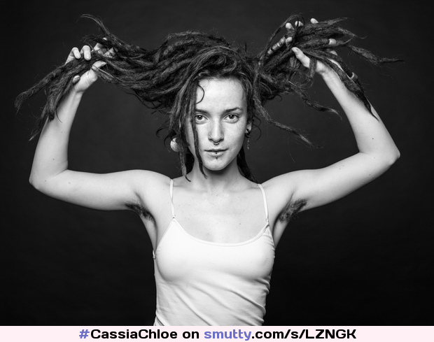 #CassiaChloe by #BenHopper for #NaturalBeauty #hairypits #dreads #dreadlocks #pierced #piercing #braless #pokies #nonnude