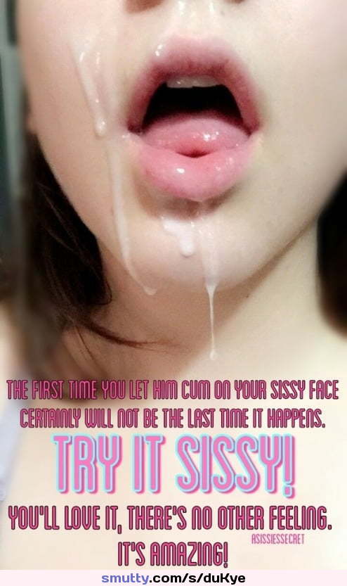 #caption#sissy#facial