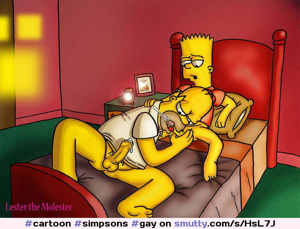 #GAY #cartoon #simpsons.