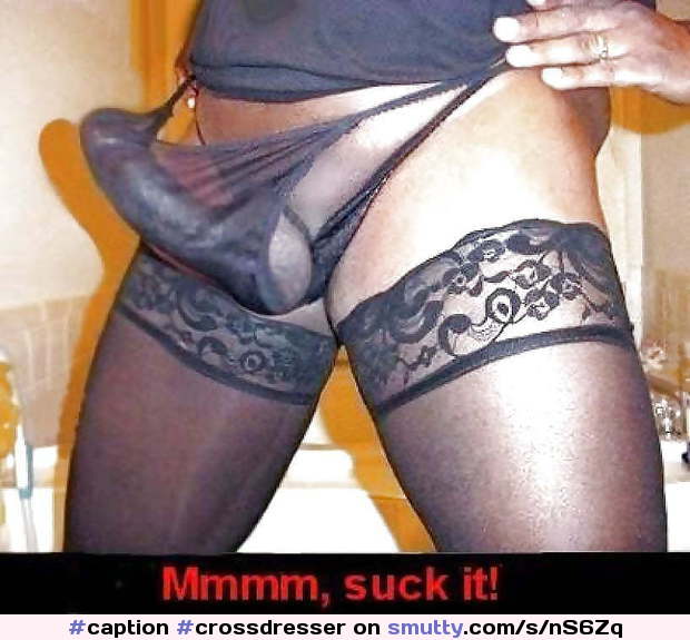 #caption#crossdresser#stockings#panties#nicecock