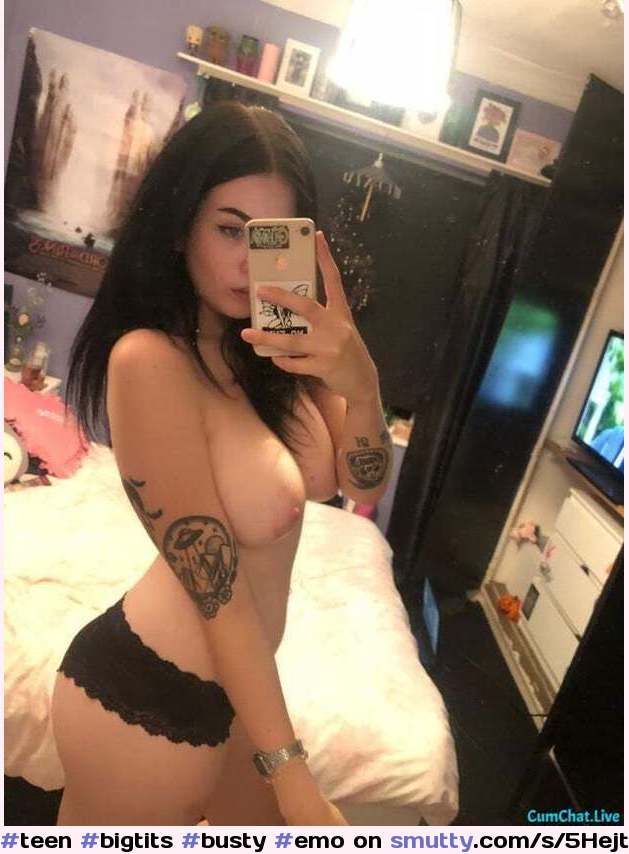 #teen #bigtits #busty #emo #goth #tattoo #amateur #tits #boobs #solo #homemade