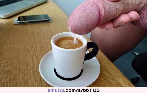 #cum #cockmilking #coffee #coffeecream #foodsex