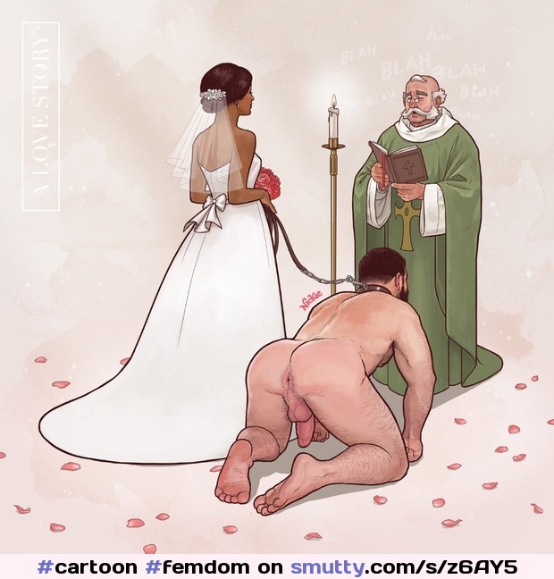 #cartoon #femdom #MaleSub #leash #CFNM #FemdomWedding #FLR #ass #MuscularSub
