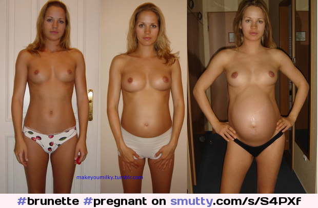 #brunette #pregnant #titsout #panties