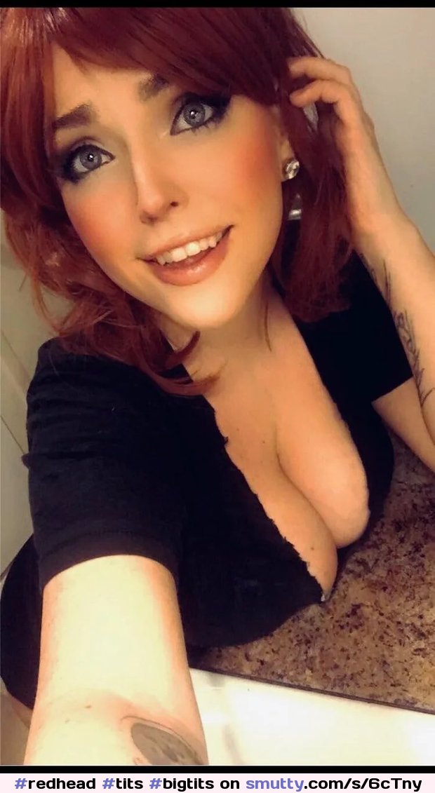 #redhead #tits #bigtits #sexy #hot #babe #babes #pretty #beautiful #beauty #gorgeous #body  #boobs #hotness #hottie #selfie