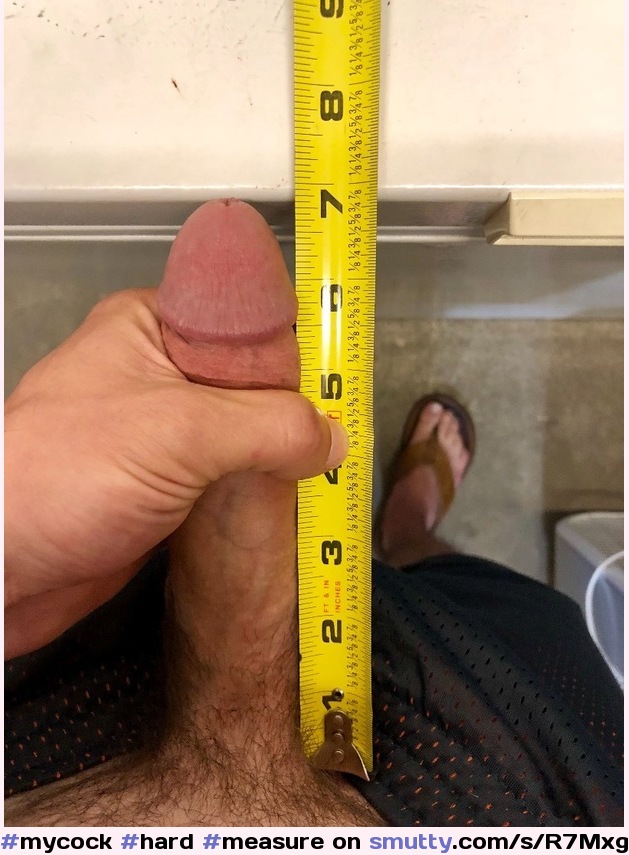 #mycock#hard#measure#length