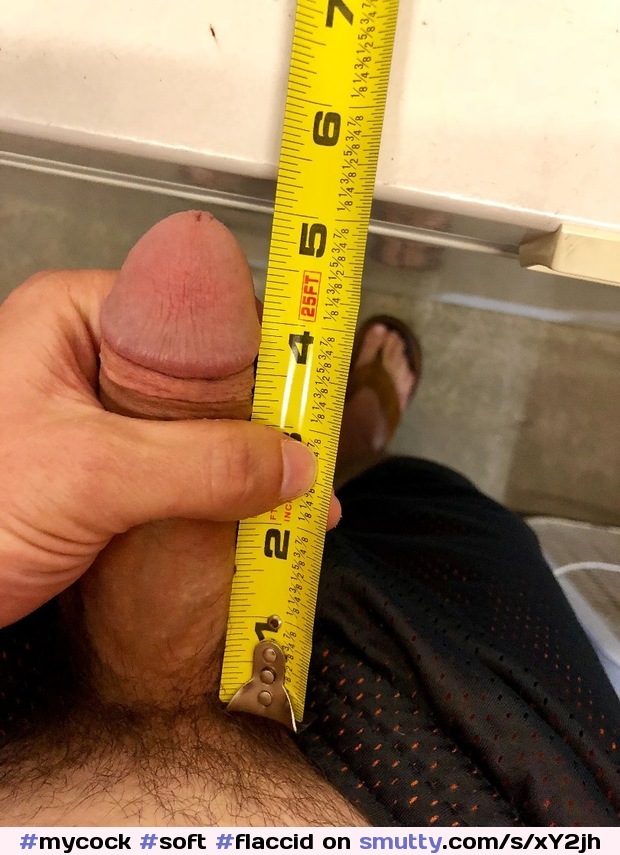 #mycock#soft#flaccid#measure#length