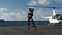 #TiannaGregory #gif #nonnude #lingerieinpublic #blacklingerie #helicopter