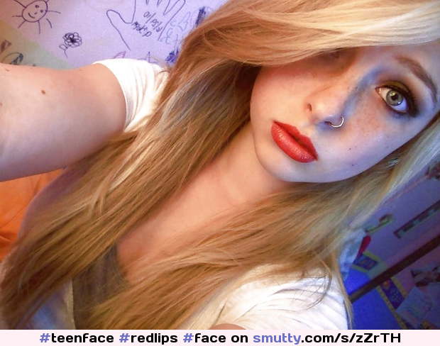 #teenface#redlips#face