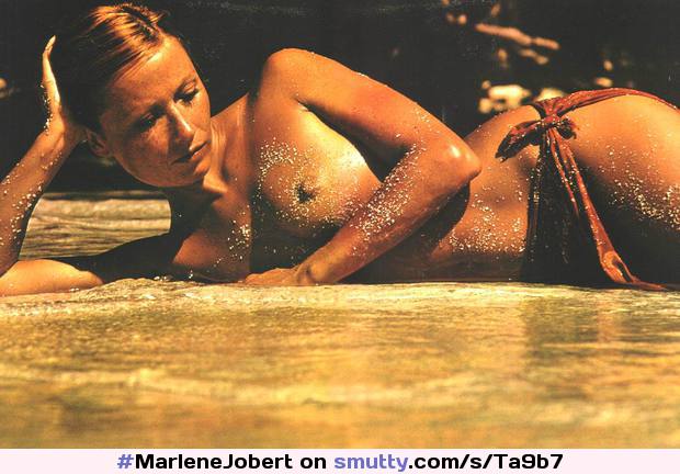 #MarleneJobert #frenchactress #actress #beauty #smalltits #erectnipples #sand #redhead #naturaltits #natural #freckles #beach