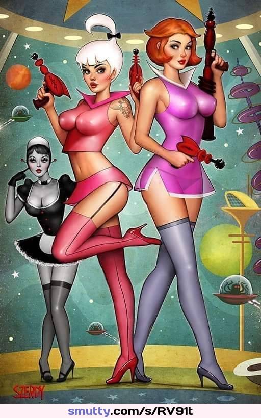 #TheJetsons, #mother&daughter, #cartoon, #sexy, #nonnude, #future, #redhead, #bigtits, #sexytoon