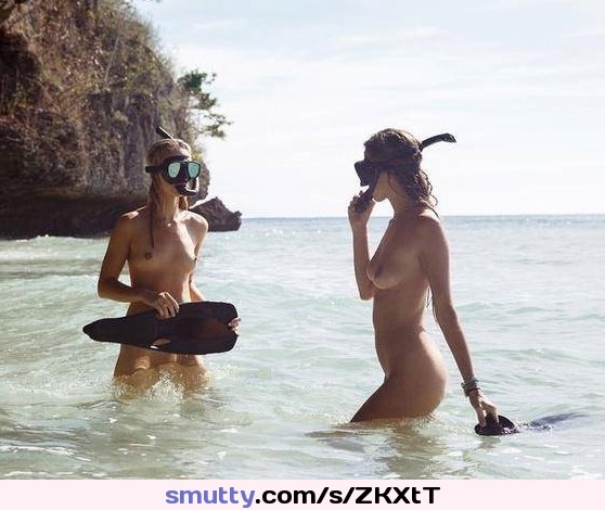 #outdoors, #nude, #snorkeling, #fit, #perkytits, #greatbody, #bffs, #tropical, #shaved
