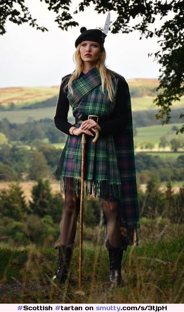 #Scottish, #tartan, #outdoors, #simplygorgeous, #nonnude, #Scottishlass, #boots