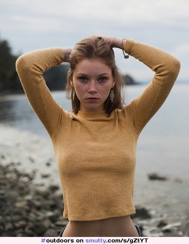 #outdoors, #naturalbeauty, #sweatermeat, #nonnude, #pokies, #freckles, #eyecontact, #fit