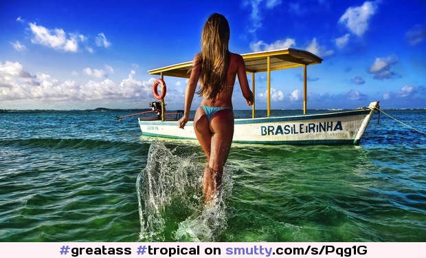 #greatass, #tropical, #outdoors, #bikini, #longhair