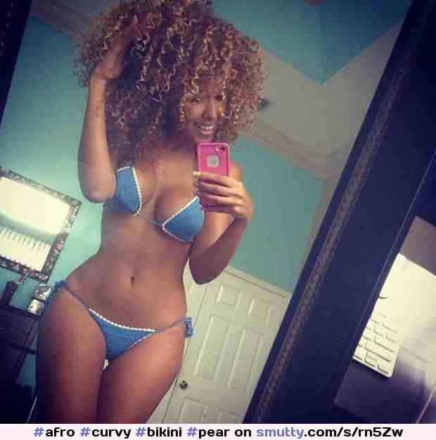 #curvy #bikini #pear #ebony #afro