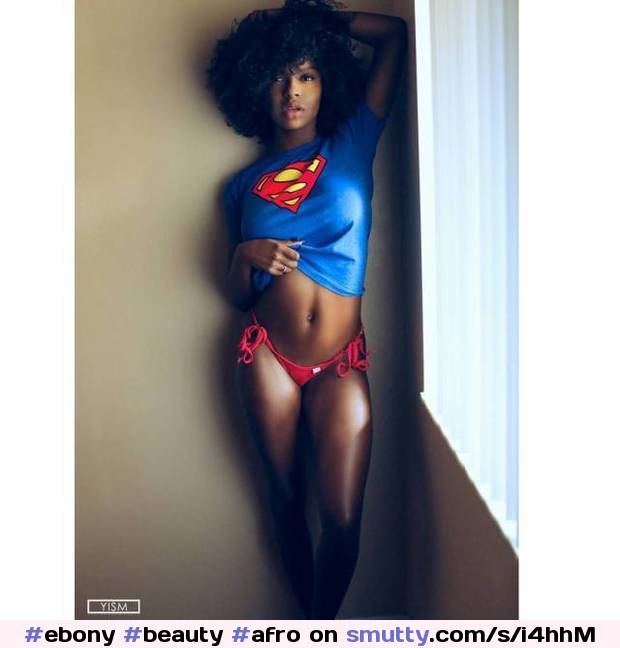 #ebony #beauty #afro #supergirl